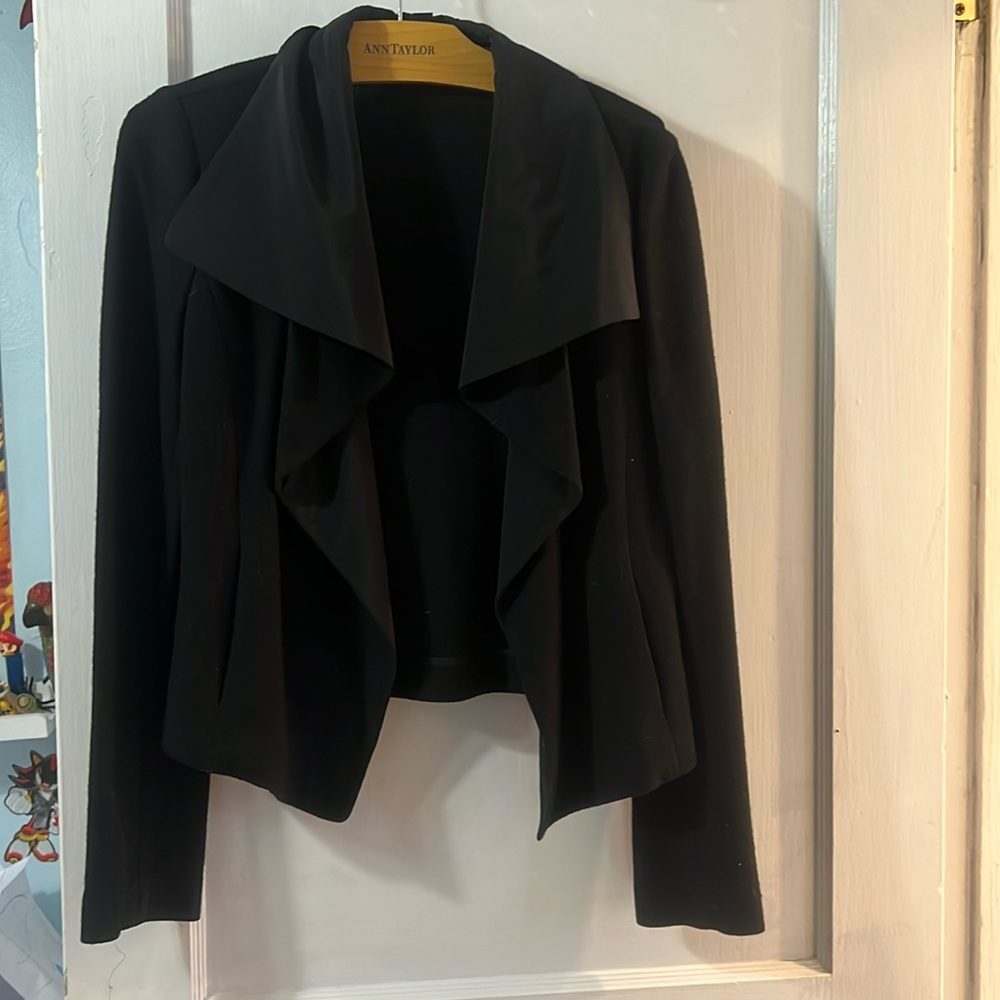 Ann Taylor wool open cardigan